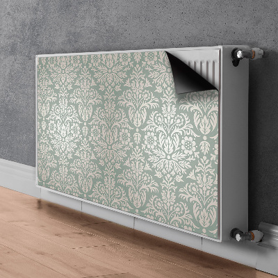 Magnetisk radiatorkåpa Blommönster