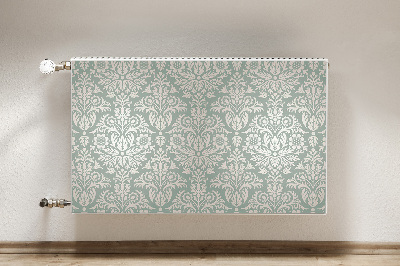 Magnetisk radiatorkåpa Blommönster