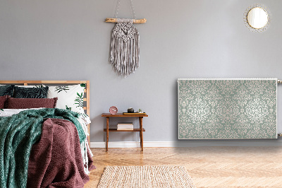 Magnetisk radiatorkåpa Blommönster