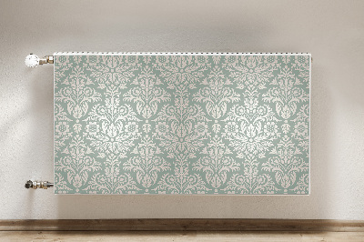 Magnetisk radiatorkåpa Blommönster