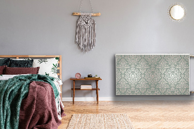 Magnetisk radiatorkåpa Blommönster