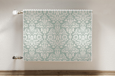 Magnetisk radiatorkåpa Blommönster
