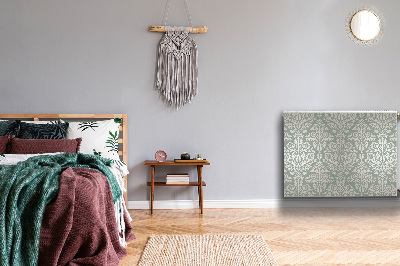 Magnetisk radiatorkåpa Blommönster
