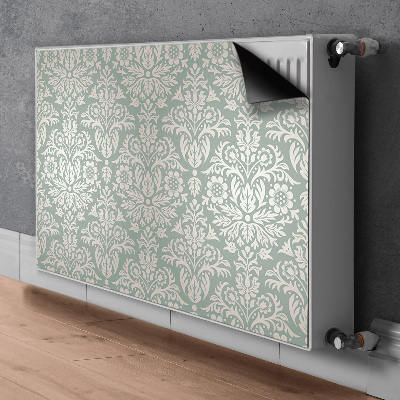 Magnetisk radiatorkåpa Blommönster