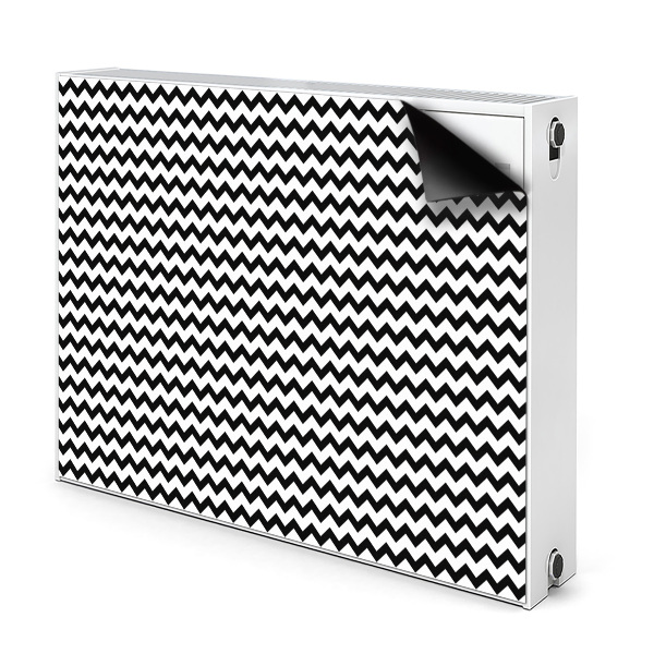 Magnetisk radiatorkåpa Svart spår