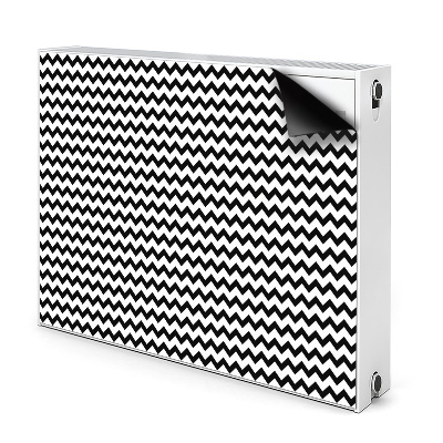 Magnetisk radiatorkåpa Svart spår