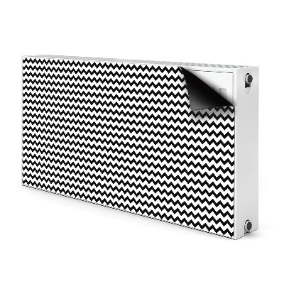 Magnetisk radiatorkåpa Svart spår