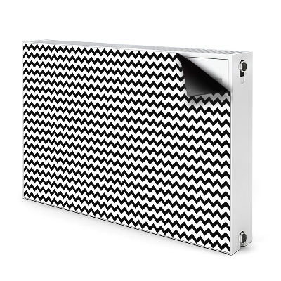 Magnetisk radiatorkåpa Svart spår