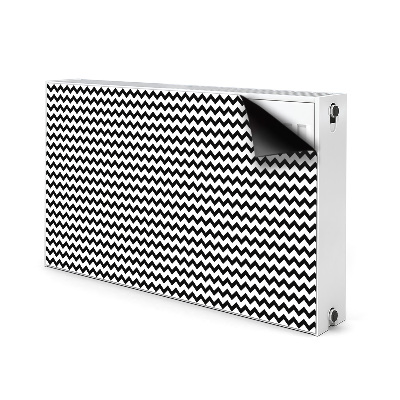 Magnetisk radiatorkåpa Svart spår