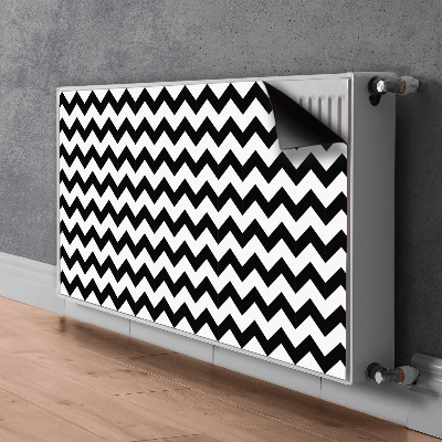 Magnetisk radiatorkåpa Sicksackar