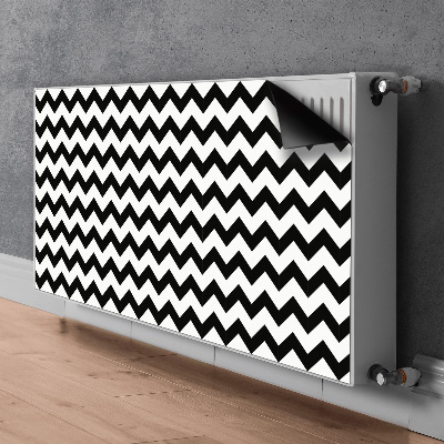Magnetisk radiatorkåpa Sicksackar