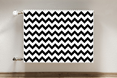 Magnetisk radiatorkåpa Sicksackar