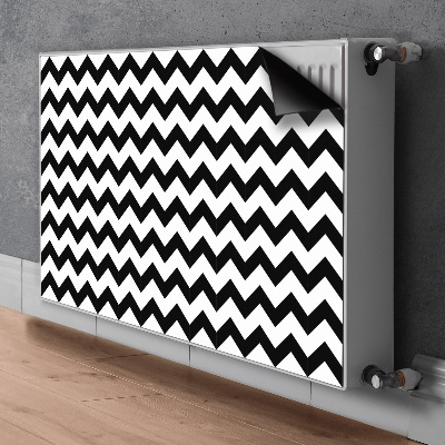 Magnetisk radiatorkåpa Sicksackar