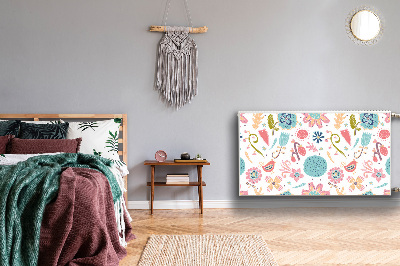 Magnetiskt radiatorskydd Färgglada mönster