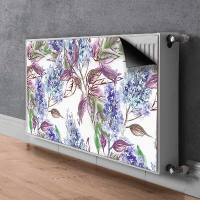Magnetiskt radiatorskydd Lila löv