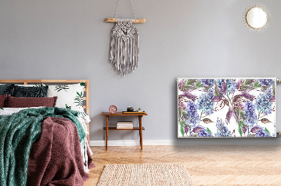 Magnetiskt radiatorskydd Lila löv