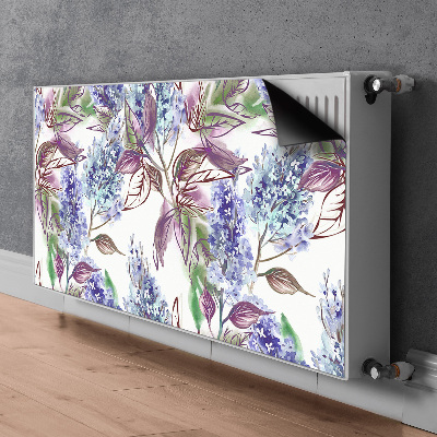 Magnetiskt radiatorskydd Lila löv