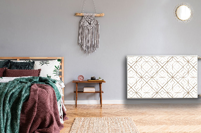 Magnetisk radiatorkåpa Geometriska romber