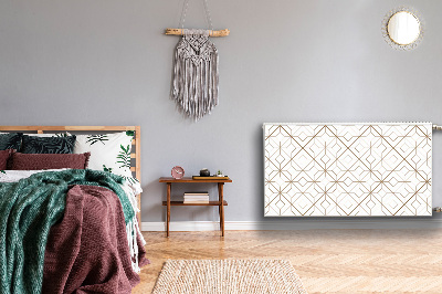 Magnetisk radiatorkåpa Geometriska romber