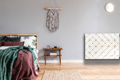 Magnetisk radiatorkåpa Geometriska romber