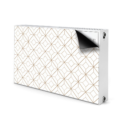 Magnetisk radiatorkåpa Geometriska romber