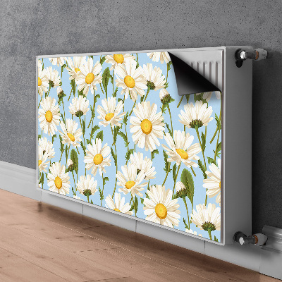 Magnetiskt radiatorskydd Kamomillblommor