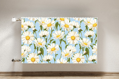 Magnetiskt radiatorskydd Kamomillblommor