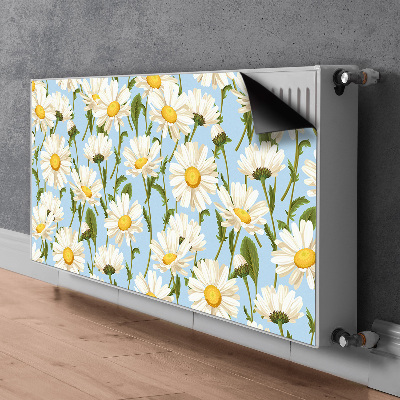 Magnetiskt radiatorskydd Kamomillblommor