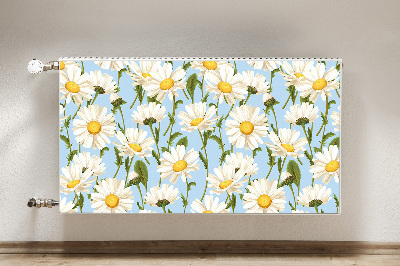 Magnetiskt radiatorskydd Kamomillblommor