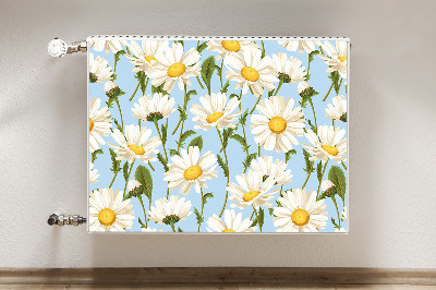 Magnetiskt radiatorskydd Kamomillblommor