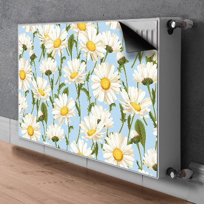 Magnetiskt radiatorskydd Kamomillblommor