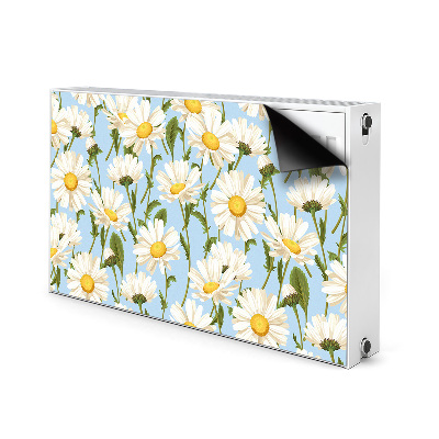 Magnetiskt radiatorskydd Kamomillblommor