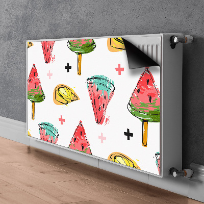 Magnetisk radiatorkåpa Vattenmelon på en pinne