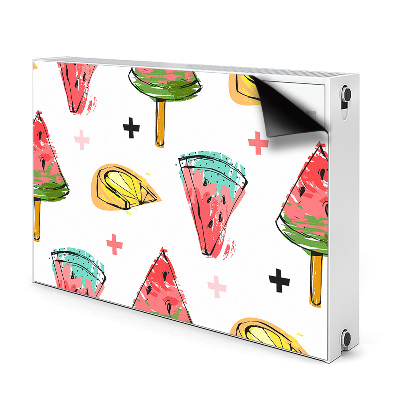 Magnetisk radiatorkåpa Vattenmelon på en pinne