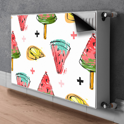 Magnetisk radiatorkåpa Vattenmelon på en pinne