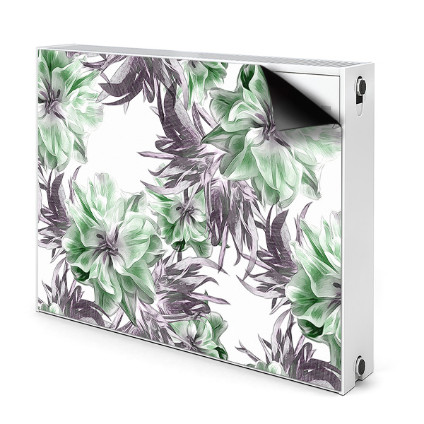 Magnetiskt radiatorskydd Magiska blommor