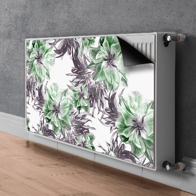 Magnetiskt radiatorskydd Magiska blommor