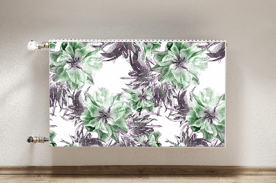 Magnetiskt radiatorskydd Magiska blommor