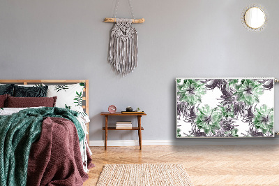 Magnetiskt radiatorskydd Magiska blommor
