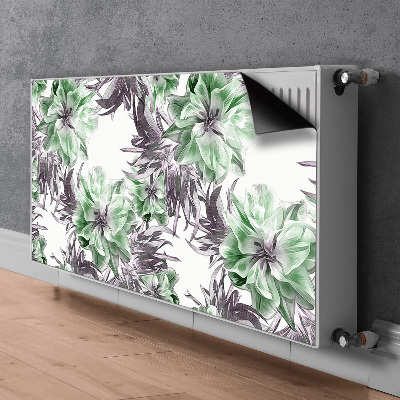 Magnetiskt radiatorskydd Magiska blommor