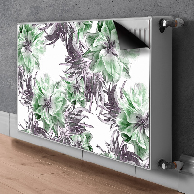 Magnetiskt radiatorskydd Magiska blommor