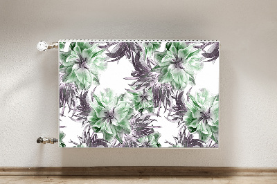 Magnetiskt radiatorskydd Magiska blommor
