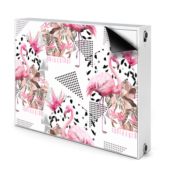 Magnetisk radiatorkåpa Flamingos