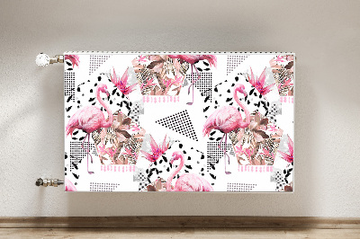 Magnetisk radiatorkåpa Flamingos