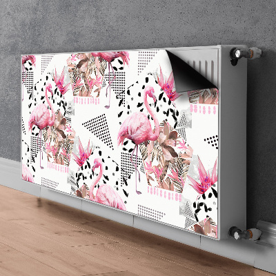 Magnetisk radiatorkåpa Flamingos