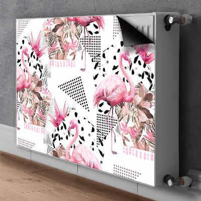 Magnetisk radiatorkåpa Flamingos
