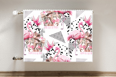 Magnetisk radiatorkåpa Flamingos