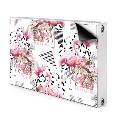 Magnetisk radiatorkåpa Flamingos