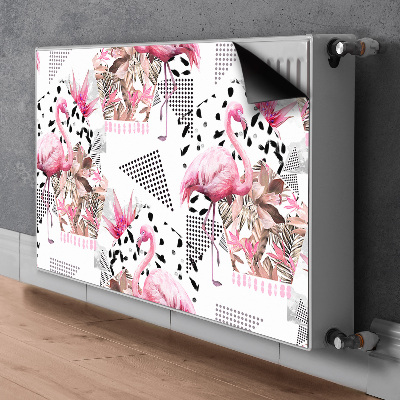 Magnetisk radiatorkåpa Flamingos