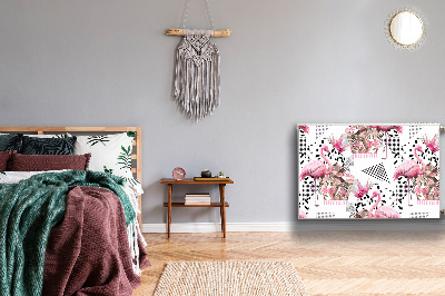Magnetisk radiatorkåpa Flamingos